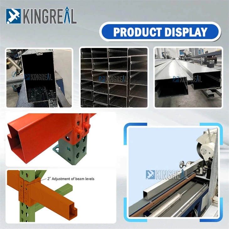 3-shelf box beam roll forming machine